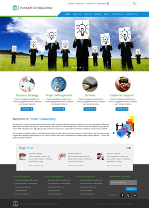 Wordpress Design by pb for Tonner Consulting Ltd | Design: #3176522