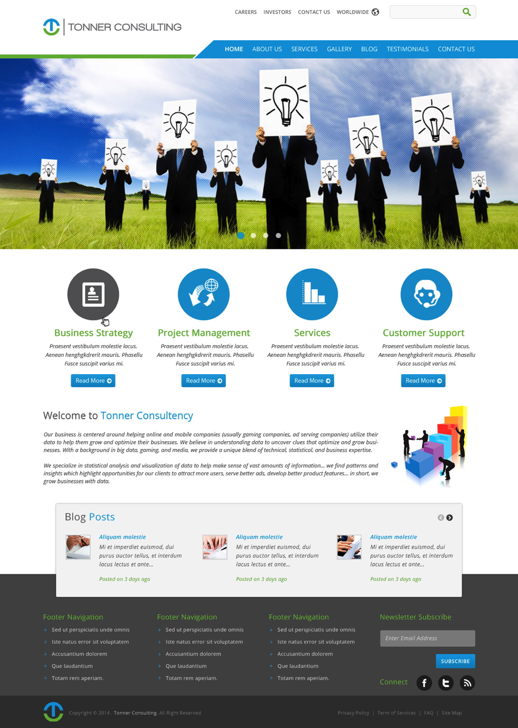 Wordpress Design by pb for Tonner Consulting Ltd | Design: #3225356