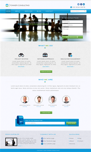 Wordpress Design by JM for Tonner Consulting Ltd | Design: #3177771
