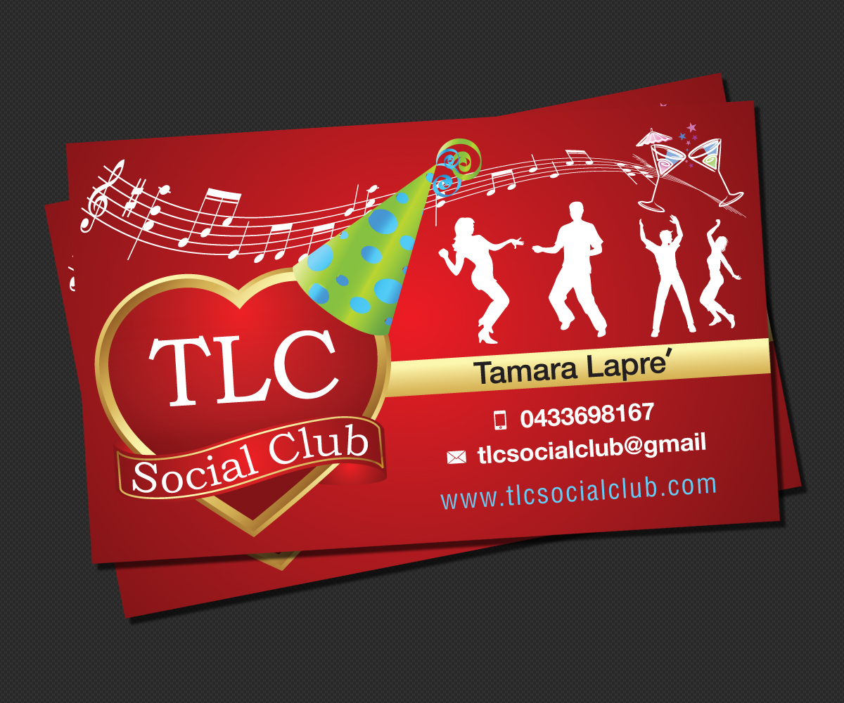 Design de Carte de Visite par JLG Studios pour TLC Social Club | Design : #3177024