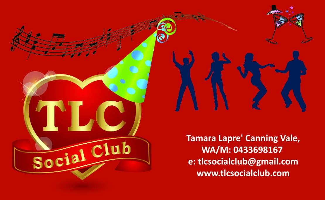 Business Card Design by zannen for TLC Social Club | Design #3157238