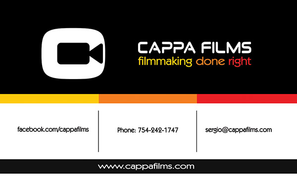 Business Card Design by Cris for Cappafilms | Design #3144294