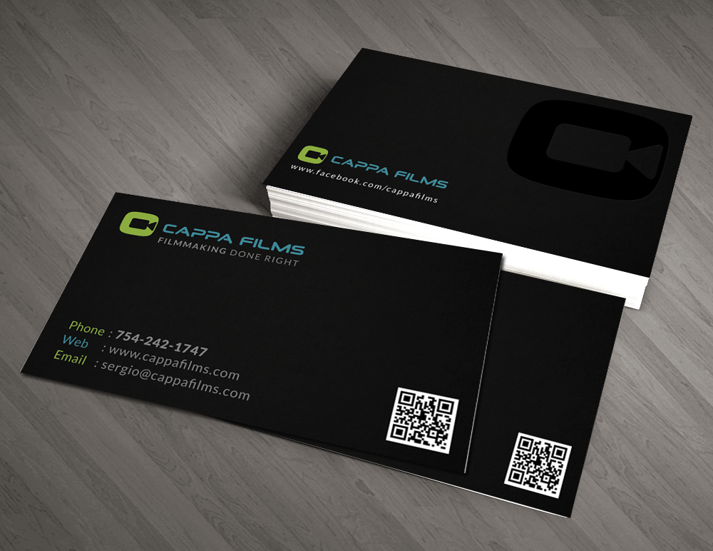 Diseño de Tarjeta de Presentación por  Artman para Cappafilms | Diseño #3162277