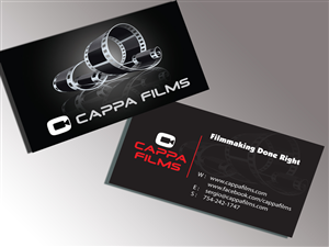 Business Card Design by cn graphic for Cappafilms | Design: #3161523