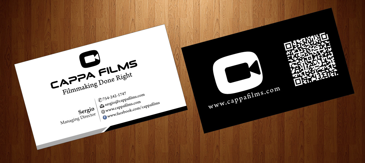 Diseño de Tarjeta de Presentación por harmi_199 para Cappafilms | Diseño #3150615