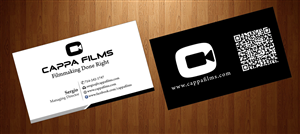 Business Card Design by harmi_199 for Cappafilms | Design: #3150615