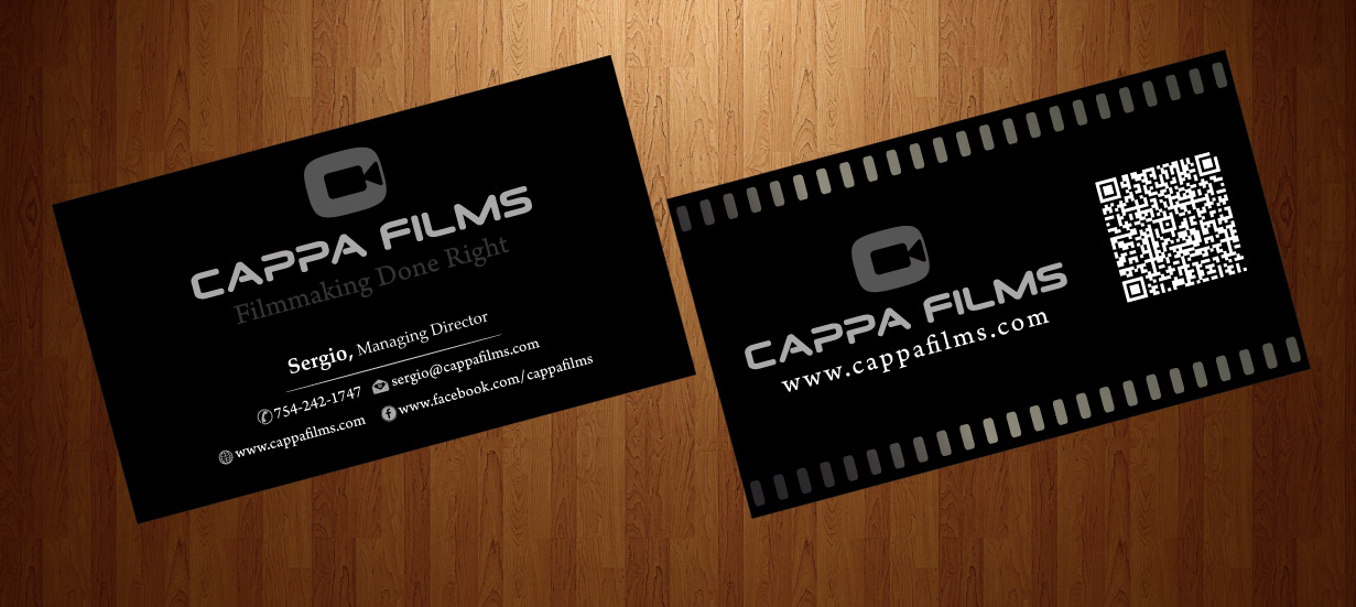 Visitenkarten-Design von harmi_199 für Cappafilms | Design #3150634