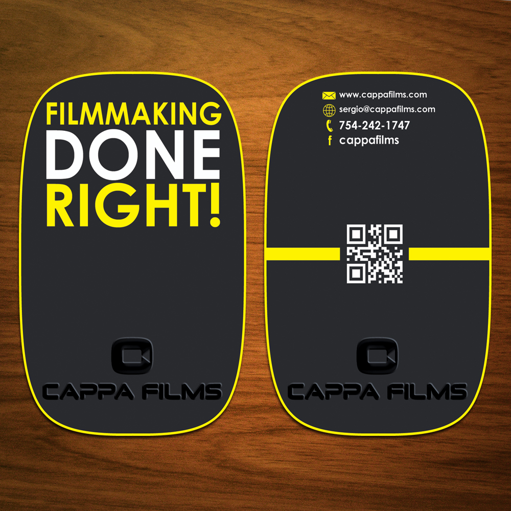 Business Card Design by Rusty Design for Cappafilms | Design #3145448