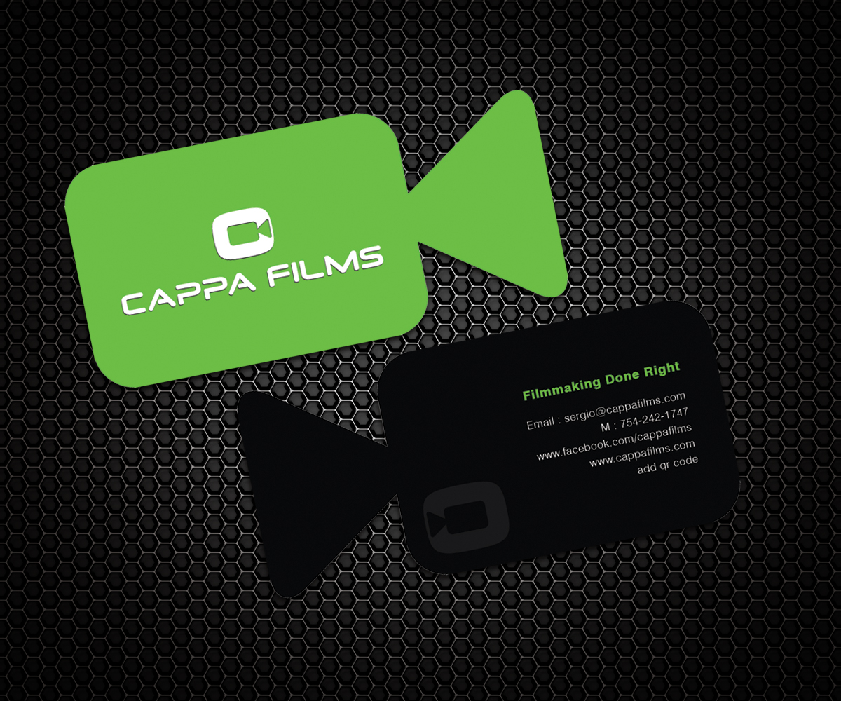 Business Card Design by ruchit4146 for Cappafilms | Design #3144177
