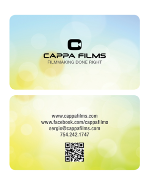 Business Card Design by rara28 for Cappafilms | Design #3144225