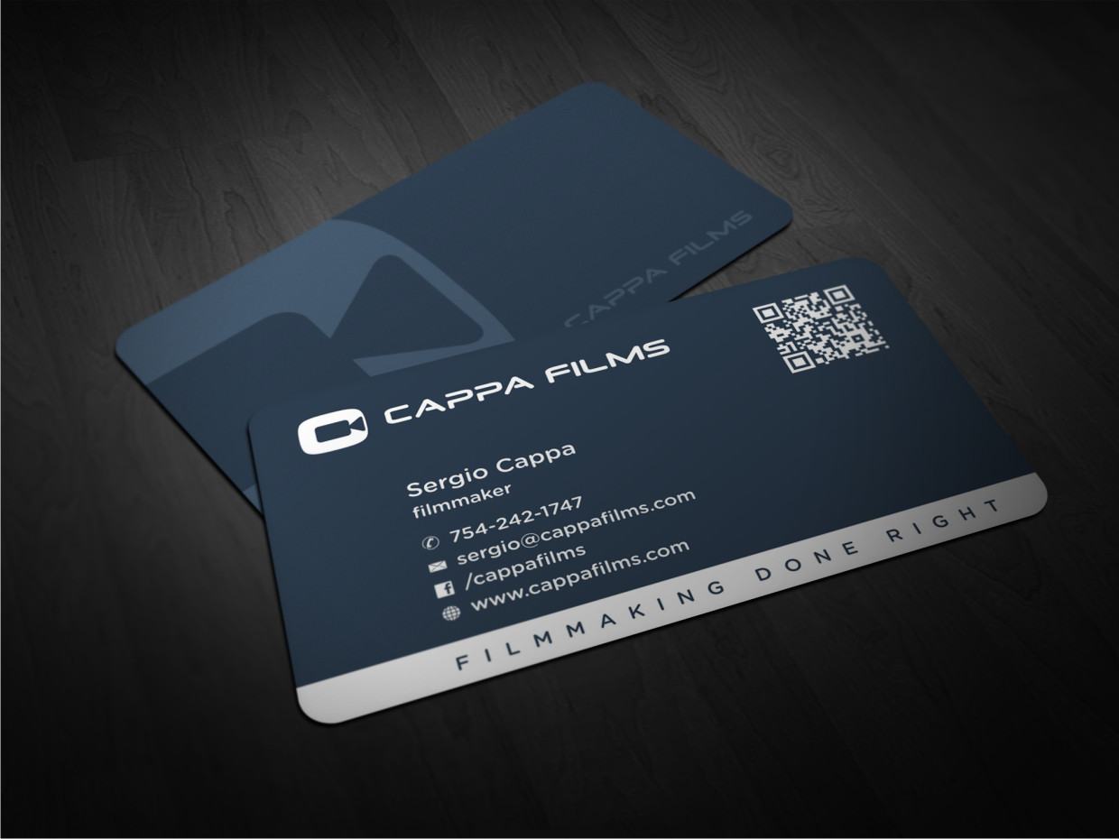 Business Card Design by Atvento Graphics for Cappafilms | Design #3152914
