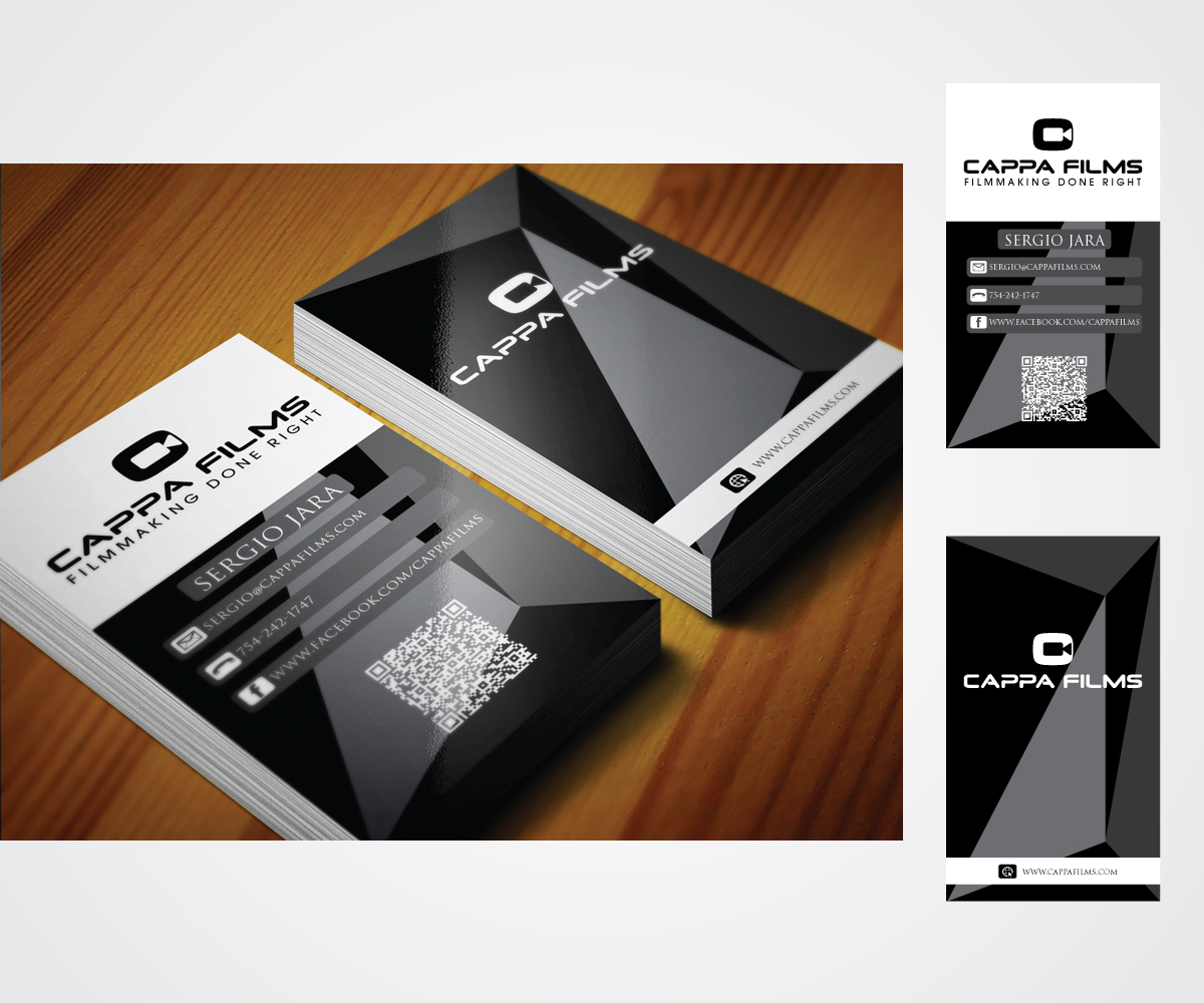 Business Card Design by zule for Cappafilms | Design #3185143