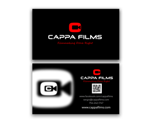 Business Card Design by MustardMike for Cappafilms | Design #3181194
