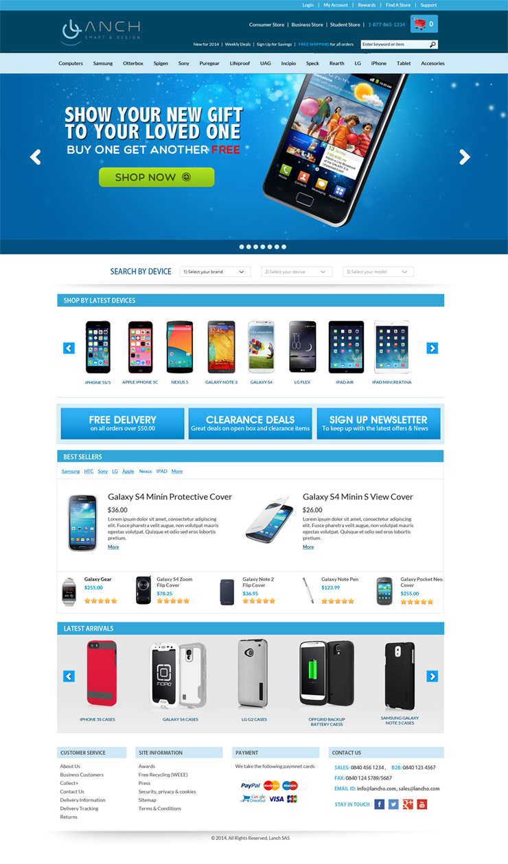 Web Design par Expert Designer pour LANCH | Design #3168057