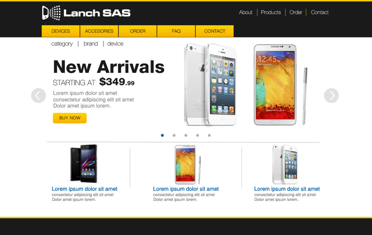 Web Design by wolf for LANCH | Design #3193099