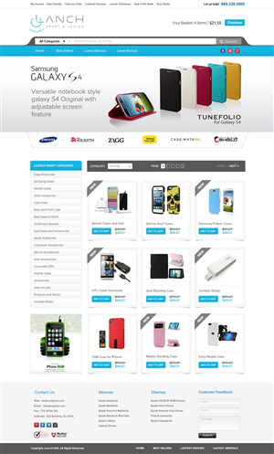 Web Design by OM for LANCH | Design: #3175895