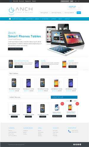 Web Design by OM for LANCH | Design: #3175926