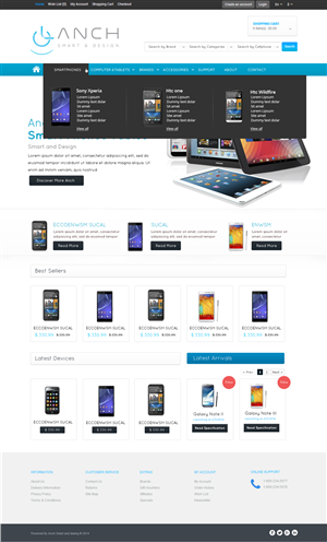 Web Design by OM for LANCH | Design: #3175931