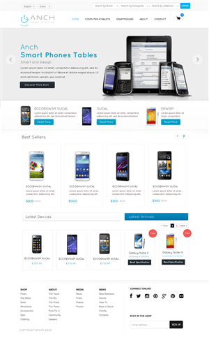 Web Design by OM for LANCH | Design: #3175937