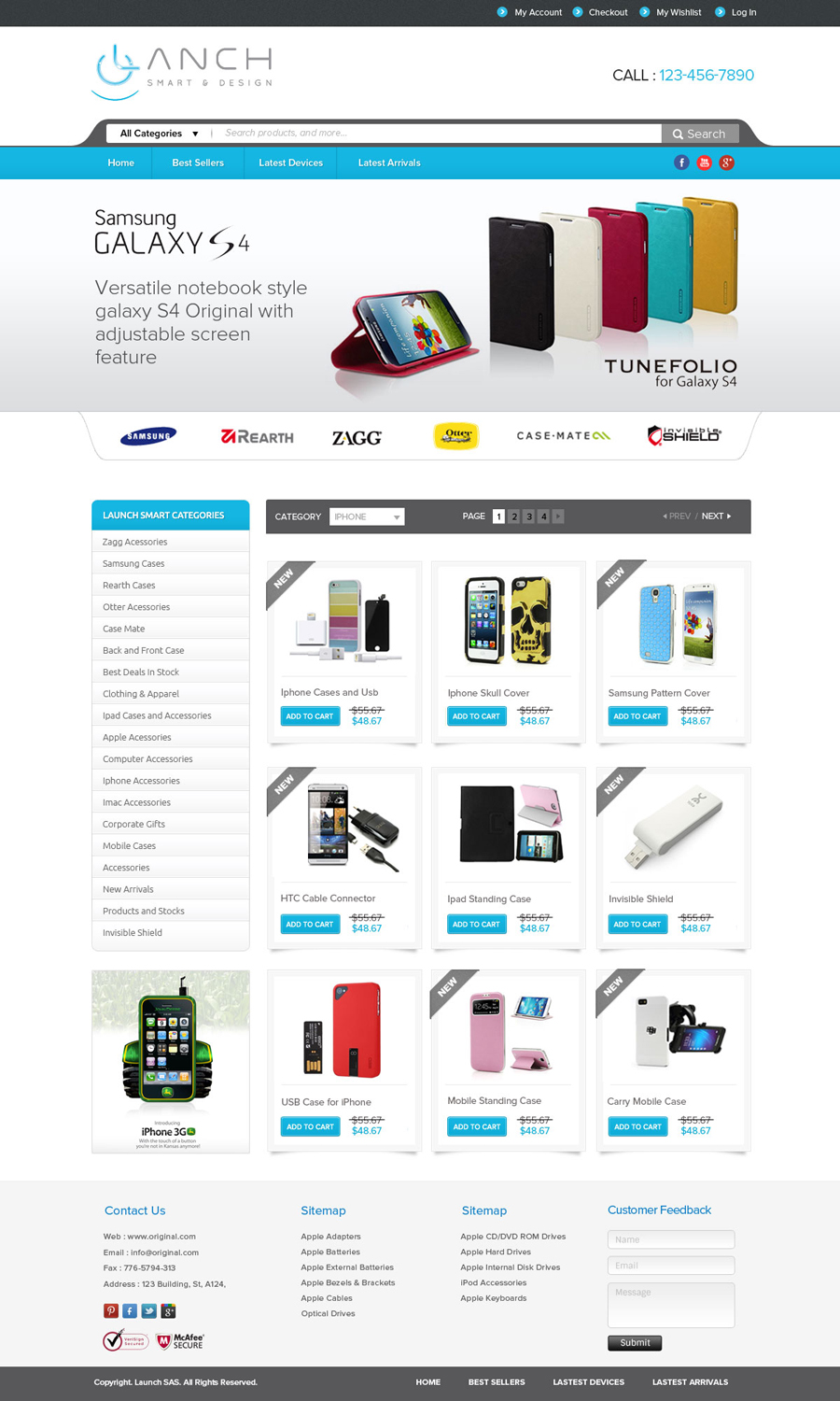 Web Design by OM for LANCH | Design #3181009