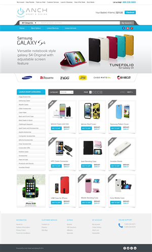Web Design by OM for LANCH | Design: #3181011