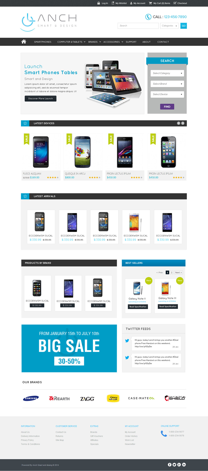 Web Design by OM for LANCH | Design #3190778