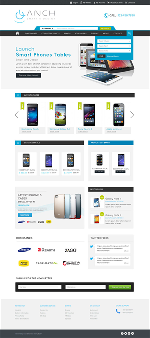 Web Design by OM for LANCH | Design: #3236187