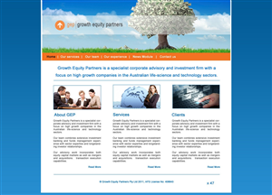 Wordpress Design by pb for this project | Design: #775121