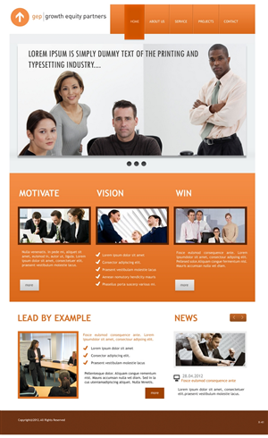 Wordpress Design by pb for this project | Design: #776911