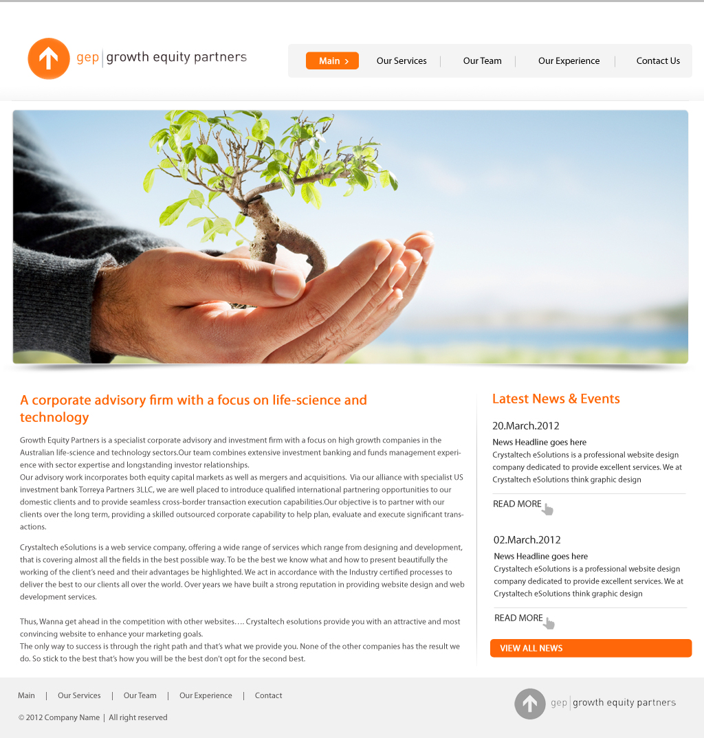 WordPress-Design von pb für dieses Projekt | Design #778872