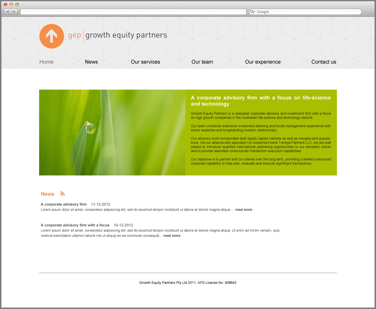 Wordpress Design by 31316 for this project | Design #785555