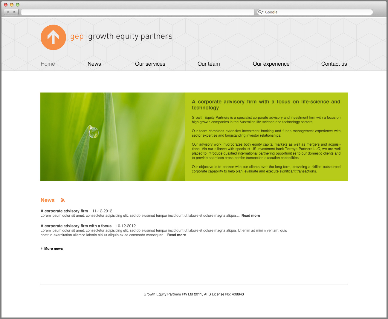 Wordpress Design by 31316 for this project | Design #788820