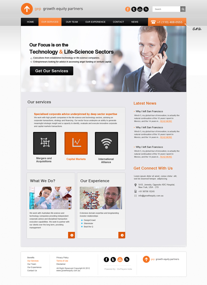 Design Wordpress par the-lion-king pour ce projet | Design #781524