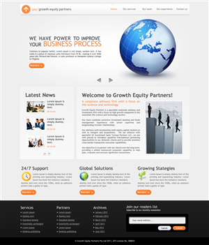 WordPress-Design von OM für dieses Projekt | Design: #780008