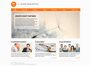 Redesign of existing website for a corporate advisory business focussed on technology | Wordpress Design by MIND