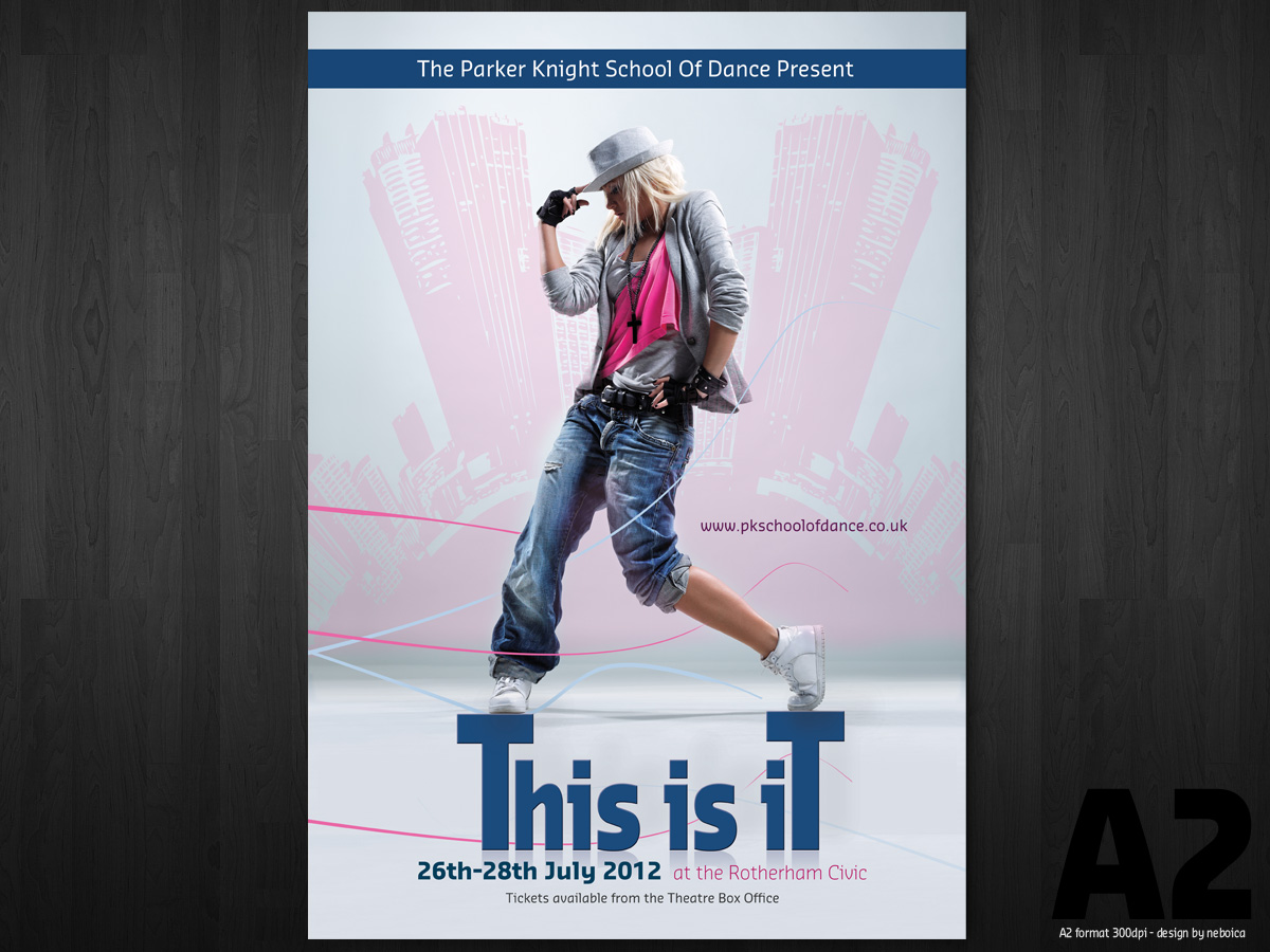 Diseño de Póster por neboica para Parker Knight School of Dance | Diseño #771811