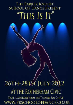 Poster Design by Marcela Novotna for Parker Knight School of Dance | Design: #788474