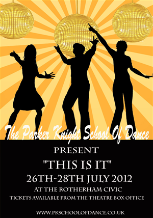 Poster Design by Marcela Novotna for Parker Knight School of Dance | Design: #788859