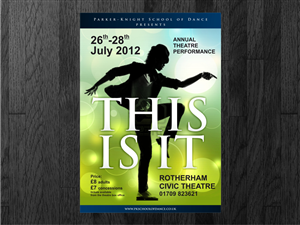 Design de Poster par Atvento Graphics pour Parker Knight School of Dance | Design : #786084