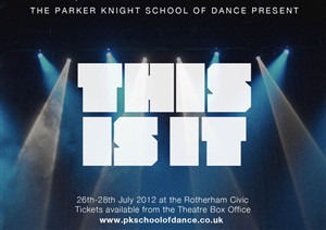 Poster Design by Emma Gregory //  for Parker Knight School of Dance | Design #780025