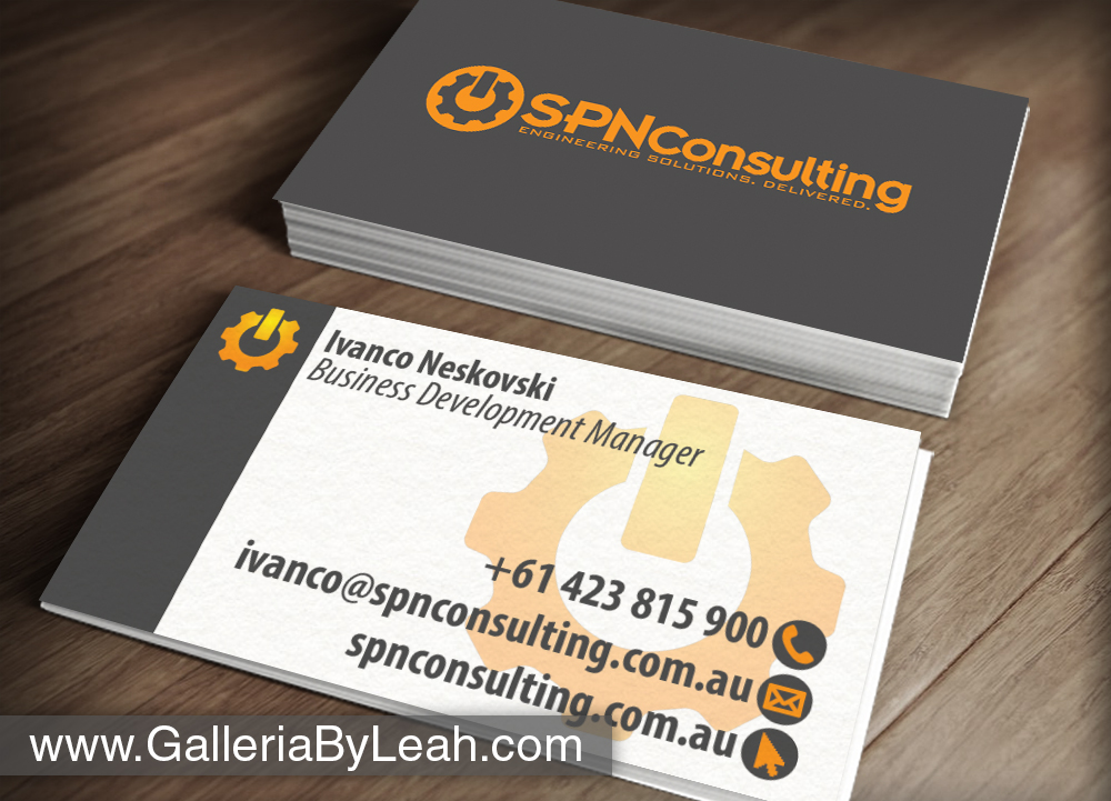 Business Card Design by galleria.by.leah for this project | Design #3163298
