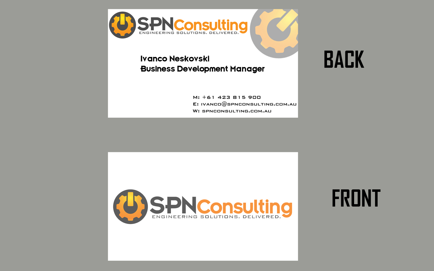 Diseño de Tarjeta de Presentación por Ali Rafay para este proyecto | Diseño #3159757