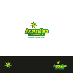 Logo Design by SRJ for Australian Diamonds Sports Management | Design: #3187446