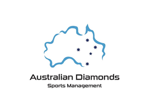 Logo Design by manjunath Reddy for Australian Diamonds Sports Management | Design: #3210364