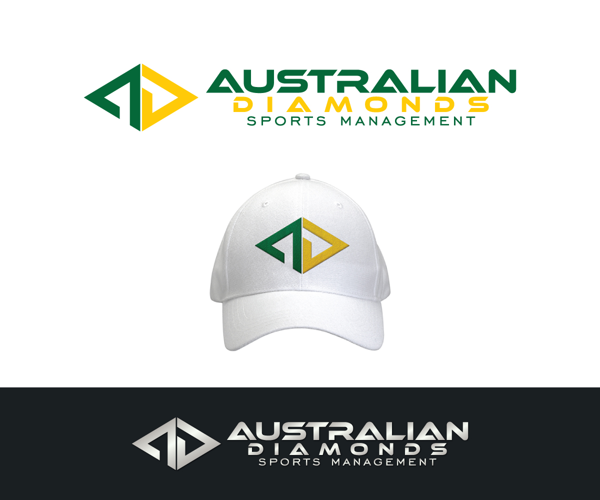 Logo Design by Bluemedia for Australian Diamonds Sports Management | Design: #3218209