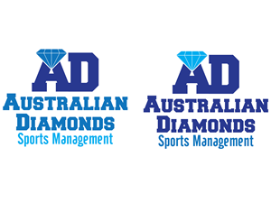 Logo Design by Filip M for Australian Diamonds Sports Management | Design: #3229210