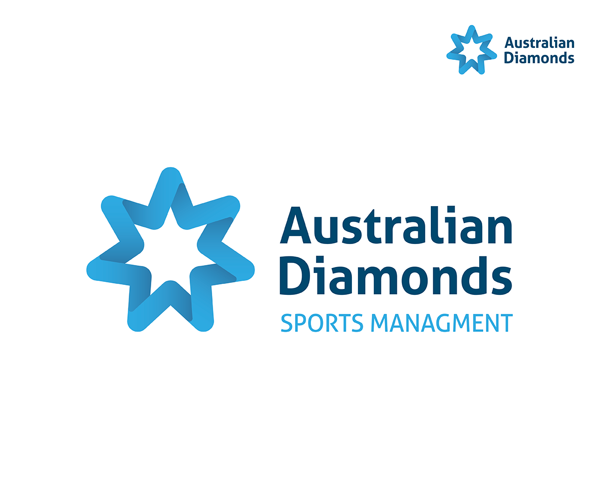 Logo Design by Miagrphx for Australian Diamonds Sports Management | Design #3155019