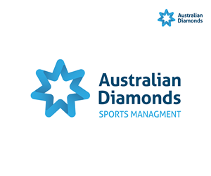 Logo Design by Miagrphx for Australian Diamonds Sports Management | Design: #3155019