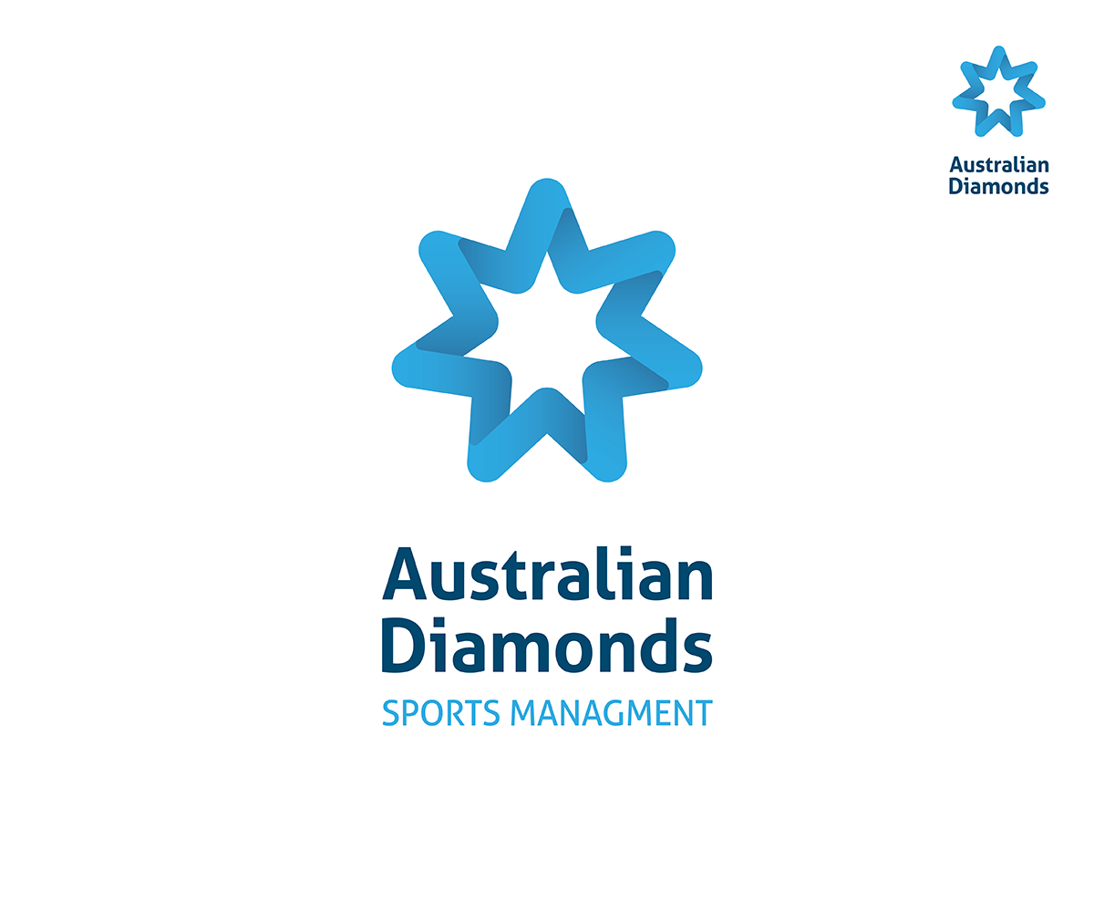 Logo Design by Miagrphx for Australian Diamonds Sports Management | Design #3155024