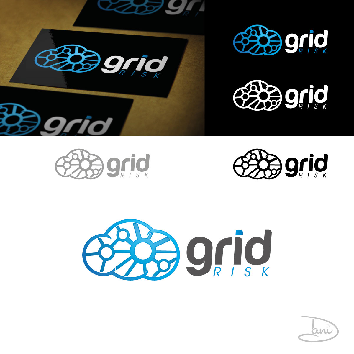 Logo Design by Dani_dani for grid risk | Design #3192092